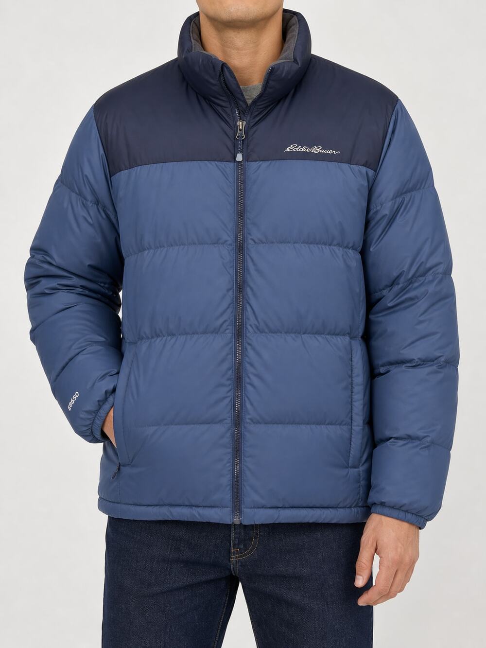 Eddie Bauer Men's Classic Down 2.0 EB650 Full Zip Puffer Jacket Coat XL Winter